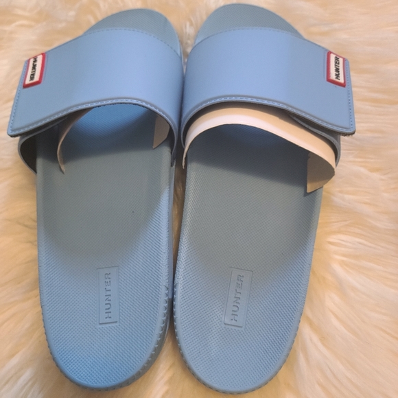 Hunter women sandal blue size 8 - Picture 3 of 4